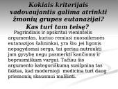 Eutanazijos iššūkis  15 puslapis