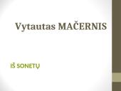 Vytautas Mačernis  Sonetai 10 puslapis