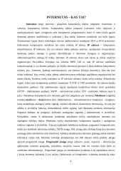 Vartotojui apie internetą 4 puslapis