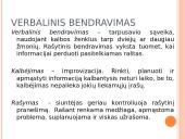 Verbalinė komunikacija. Derybiniai įgūdžiai 2 puslapis