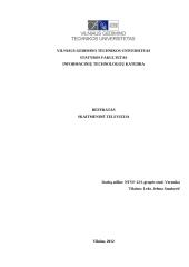 Skaitmeninė televizija referatas