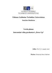 Internetinė rūbų parduotuvė „Dress Up“