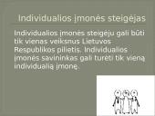 Individualios verslo įmonės steigimas 4 puslapis