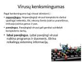 Kompiuteriniai virusai. Tipai, kenksmingumas 3 puslapis