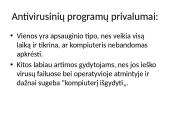 Kompiuteriniai virusai. Tipai, kenksmingumas 4 puslapis