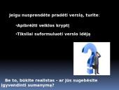 Nuo ko pradėti nuosavą verslą? 3 puslapis