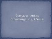 Antikos teatras ir dramaturgija 11 puslapis