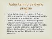 Autoritarinio valdymo laikotarpis Lietuvoje 2 puslapis