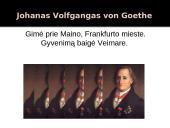 Johanas Volfgangas Gėtė skaidrės 2 puslapis