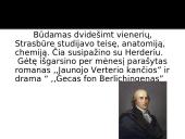 Johanas Volfgangas Gėtė skaidrės 5 puslapis