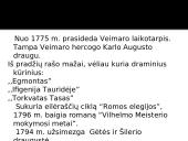 Johanas Volfgangas Gėtė skaidrės 7 puslapis