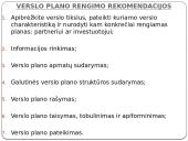 Verslo plano sudarymo pradziamokslis 2 puslapis