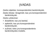 Korespondentinė bankininkystė tarptautinių finansų seminarinis darbas 2 puslapis