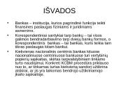 Korespondentinė bankininkystė tarptautinių finansų seminarinis darbas 18 puslapis