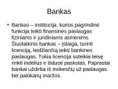 Korespondentinė bankininkystė tarptautinių finansų seminarinis darbas 3 puslapis