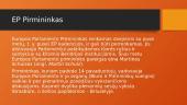 Europos Parlamento veikla ir problemos 5 puslapis
