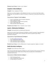 What Are Multiple Intelligences? 2 puslapis