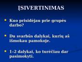 Kuriai veiklai reikia daugiausia energijos? 11 puslapis