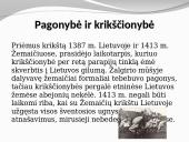 Pagonybė Lietuvoje skaidrės 8 puslapis