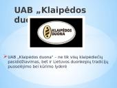 UAB ”Klaipėdos duona” įmonės pristatymas 2 puslapis