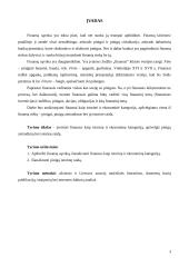 Finansų ekonominė prasmė ir funkcijos 3 puslapis