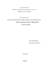 Turto vertinimo įmonė “Matininkai”