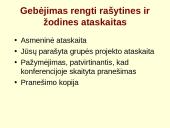 Asmeninių kompetencijų aplanko (portfolio) rengimas 19 puslapis