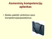 Asmeninių kompetencijų aplanko (portfolio) rengimas 6 puslapis