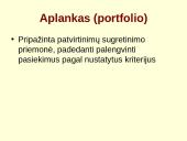 Asmeninių kompetencijų aplanko (portfolio) rengimas 7 puslapis