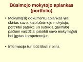 Asmeninių kompetencijų aplanko (portfolio) rengimas 9 puslapis