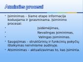 Atmintis - psichikos procesas 16 puslapis