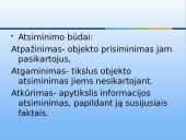 Atmintis - psichikos procesas 17 puslapis