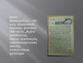 Jonas Basanavičius skaidrės 3 puslapis
