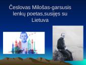 Česlovas Milošas skaidrės