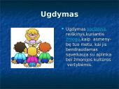 Ugdymo būties esmė. Ugdymo struktūra. J.Vabalo-Gudaičio konstrukcinės sąveikos pedagogika 3 puslapis