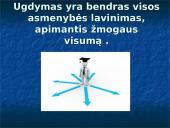 Ugdymo būties esmė. Ugdymo struktūra. J.Vabalo-Gudaičio konstrukcinės sąveikos pedagogika 6 puslapis