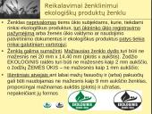Ekologiškų žemės ūkio ir maisto produktų ženklinimo sistema 18 puslapis