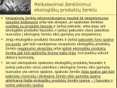 Ekologiškų žemės ūkio ir maisto produktų ženklinimo sistema 19 puslapis