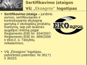 Ekologiškų žemės ūkio ir maisto produktų ženklinimo sistema 5 puslapis