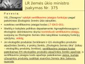 Ekologiškų žemės ūkio ir maisto produktų ženklinimo sistema 6 puslapis