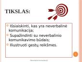 Neverbalinė komunikacija prezentacija 2 puslapis
