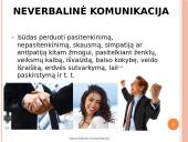 Neverbalinė komunikacija prezentacija 4 puslapis
