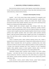 Krovinio vežimo maršrutų Vilnius - Berlynas pasirinkimas ir įvertinimas 3 puslapis