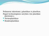 Polimerinės medžiagos skaidrės 3 puslapis