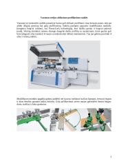 WEINIG obliavimo profiliavimo staklės Variomat, Unimat, Powermat, Highspeed serijos 3 puslapis