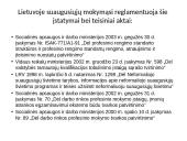 LR teisės aktai reglamentuojantys suaugusiųjų švietimą ir jų analizė 6 puslapis