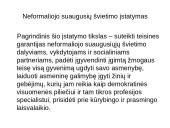 LR teisės aktai reglamentuojantys suaugusiųjų švietimą ir jų analizė 8 puslapis