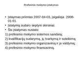 LR teisės aktai reglamentuojantys suaugusiųjų švietimą ir jų analizė 10 puslapis