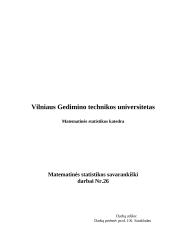 Matematinės statistikos keletas savarankiškų darbų 20 puslapis