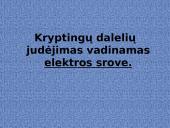 Skyriaus “Elektros srovė” apibendrinimas 18 puslapis